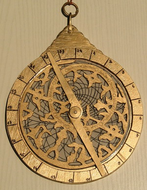 Astrolabium aus Holz